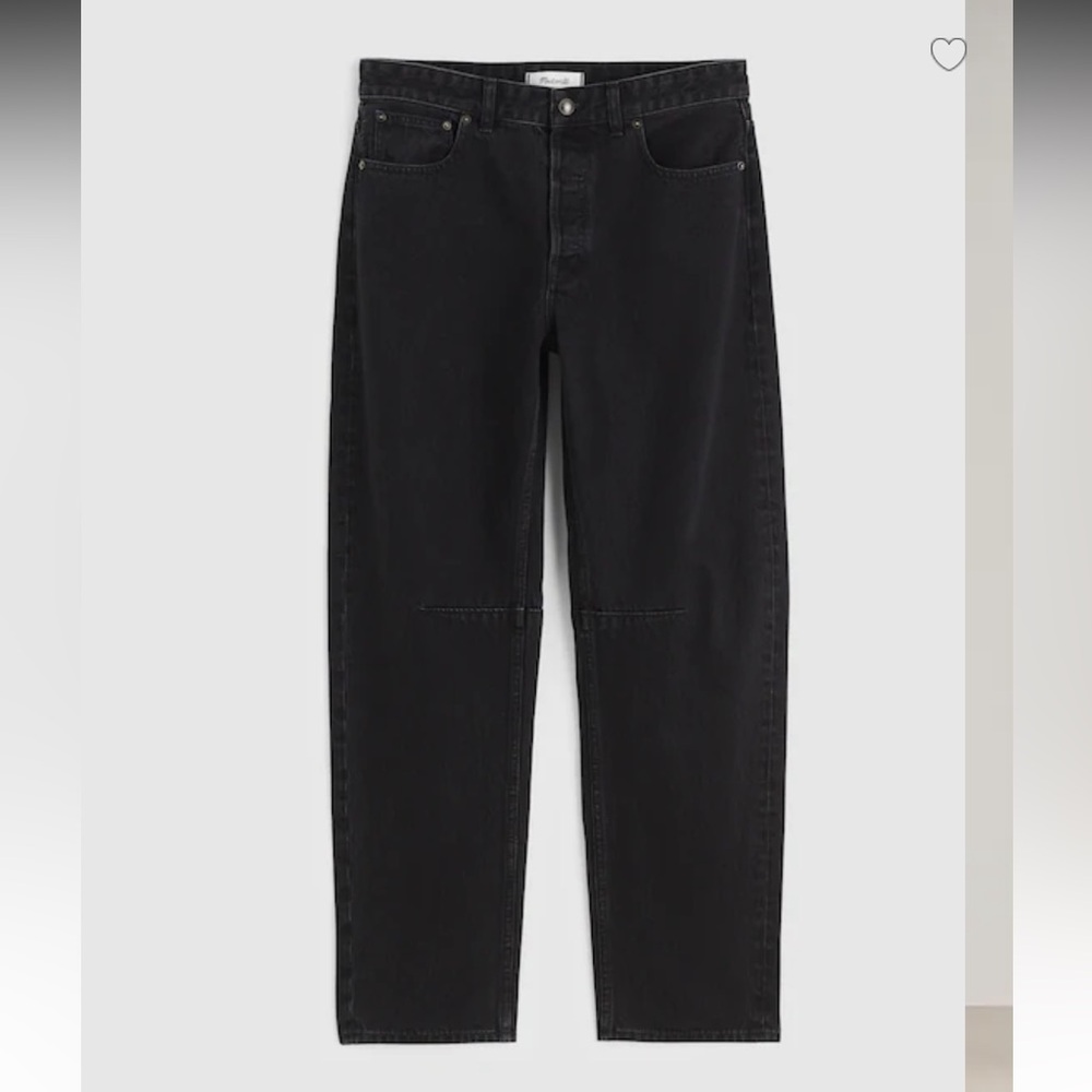 Madewell darted barrel leg Jean size 28 tall